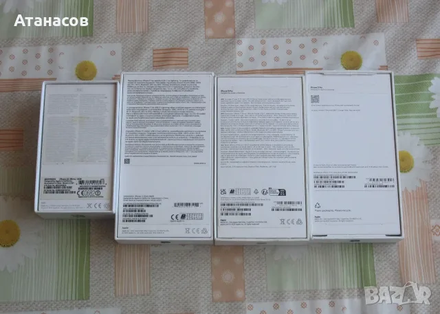 Празна кутия от iPhone 4, 17 pro, 15 pro, 11