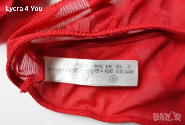 85-90 D червена корсетна нощничка с жартиери и подарък прашка, снимка 7 - Бельо - 54140410