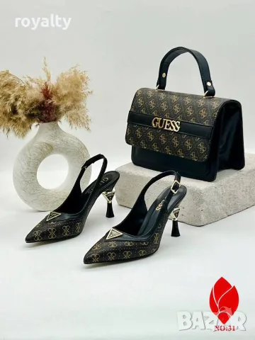 Guess Нови Дамски Обувки на Ток и Чанта Различни Цветове Гучи , снимка 8 - Дамски елегантни обувки - 55343506