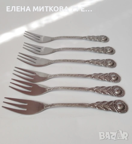 *Хилдесхаймска роза*десертни прибори нов комплект от 15 части, снимка 4 - Прибори за хранене, готвене и сервиране - 54115393