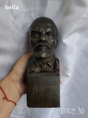 Оригинален съветски бюст на Ленин и името на автора НАЧАПКИН!