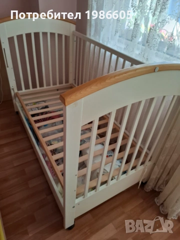 Детско/бебешко легло Arbor baby 140/70 + бамбуков матрак Magniflex, снимка 3 - Бебешки легла и матраци - 54445378