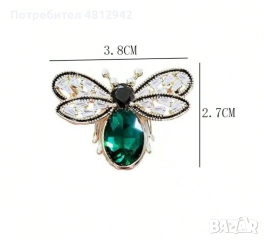 Дамска брошка , снимка 3 - Други - 54369227