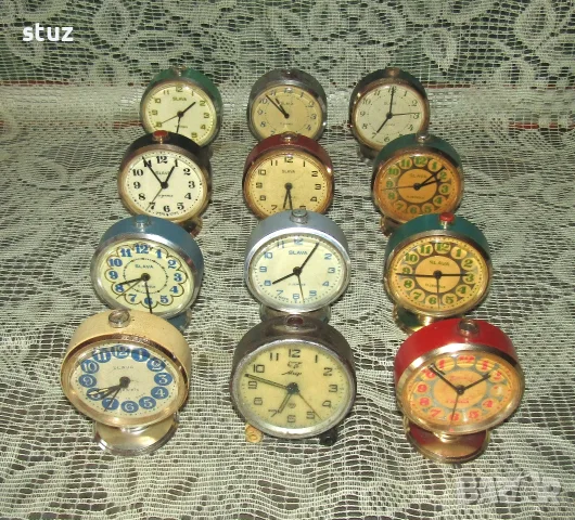 Будилници Слава за части, или възстановяване, лот 12 бр.