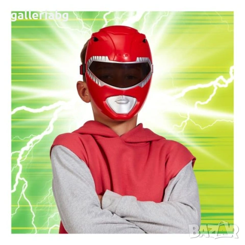 Power Rangers Red Ranger маска – Mighty Morphin Re-Ignition