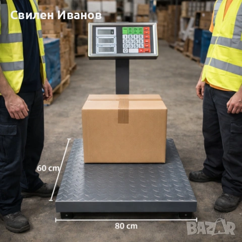 Сгъваем кантар до 1000кг - рифелова платформа, снимка 3 - Друга електроника - 54461784