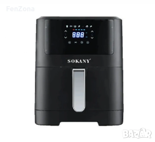 Фритюрник с горещ въздух Sokany SK-ZG-8043, 8л., 2000W,гаранция 12м, намален от 69€, снимка 14 - Фритюрници - 53961790
