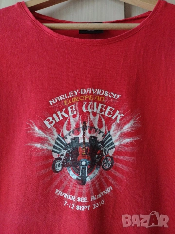 Harley Davidson - дамска тениска, снимка 2 - Тениски - 54961838