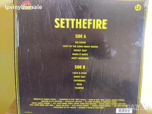 Kandle Osborne – Set the Fire, снимка 4 - Грамофонни плочи - 55063224