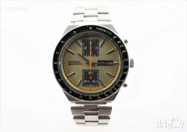 Seiko 6138 -5 Sports Speed Timer Chronograph Kakume