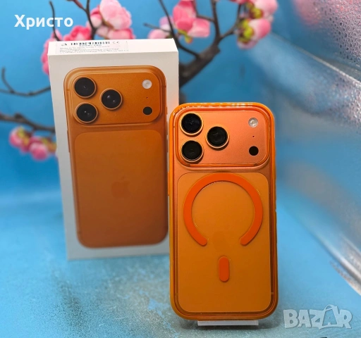 ГАРАНЦИОНЕН!!! Apple iPhone 17 Pro, 256GB, 5G, Cosmic Orange + подарък оригинален адаптер Apple , снимка 6 - Apple iPhone - 54979442