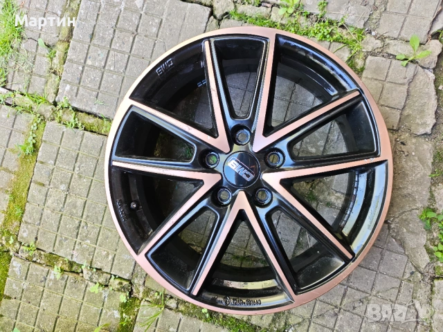 Джанти 17" CMS C30 5x114.3 + Continental UltraContact, снимка 8 - Гуми и джанти - 54439072