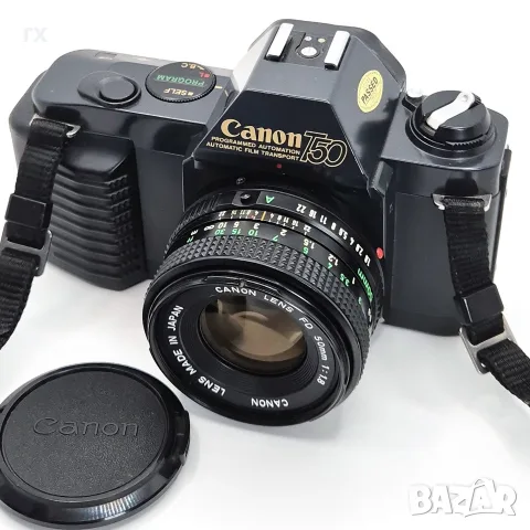 Canon T50 с обектив Canon FD 50mm f1.8