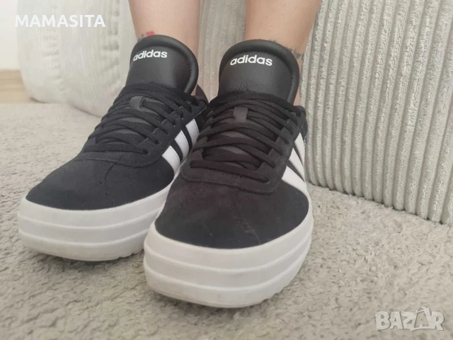 Дамски маратонки/кец Adidas VL Court Bold, снимка 8 - Маратонки - 54788001