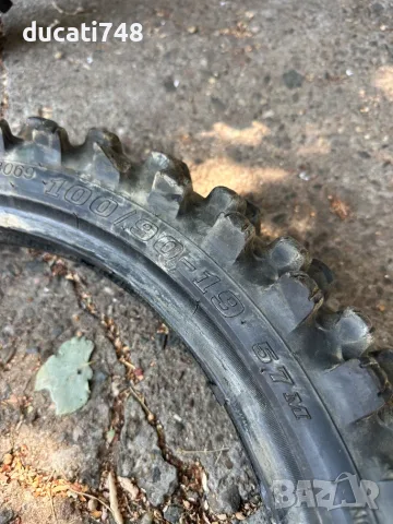 Предна и задна мотокрос гуми Dunlop - 80/100/21 - 100/90/19 , снимка 7 - Гуми и джанти - 55532668
