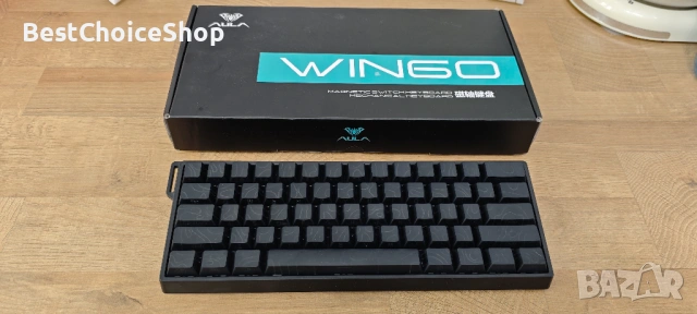 Геймърска клавиатура е модел Aula Win60 HE, снимка 2 - Клавиатури и мишки - 54899230