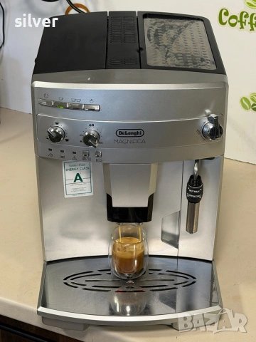 Кафемашина кафе автомат delonghi magnifica с гаранция, снимка 5 - Кафемашини - 55227624
