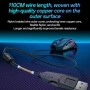 Гейминг мишка Yesido KB20 с кабел, RGB, 1000DPI – 7200DPI, черна, снимка 4