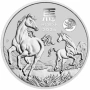 Сребро 1 oz Годината на Коня 2026 с марк. Дракон, снимка 1