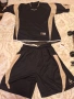 Мъжки футболен / спортен екип Le Coq Sportif, размер XXL – Черен с бежово, снимка 1