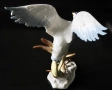 Hutschenreuther Achtziger Germany Porcelain Heron / Crane Bird “Жеръвът” Код P2239, снимка 11