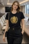 Дамски черни тениски, снимка 17