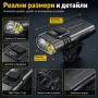Акумулаторен LED фар за велосипед и тротинетка MACROCOSM с дигитален дисплей, снимка 8