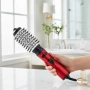Професионална електрическа четка 3-в-1 за изправяне, къдрене и сушене, 1200W, автоматично въртене, снимка 1
