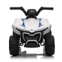 Детско акумулаторно ATV 6V 25W – Електрическо ATV с LED светлини за деца 1.5+ години, бяло, снимка 5