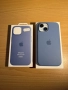 iPhone 15 256GB Blue с 4 оригинални калъфи и MagSafe, снимка 9
