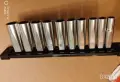 Milwaukee 3/8″дълги качествени вложки камъни 10-19mm комплект, снимка 3