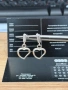 Сребърни обеци 925 проба, снимка 1