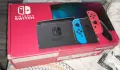 Nintendo switch + 4 игри + калъф : Запазени+ безблатен син JOY CON , снимка 2