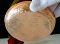 Персийска медна чиния,купа Исфахан,подпис. , снимка 4
