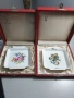2бр Meissen чинии 10см/Майсен порцеланова чиния в кутия, снимка 1