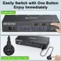 Kceve KVM302AS KVM суич за 3 компютъра и 2 монитора, 4K@60Hz, USB 3.0, EDID, HDMI, снимка 5