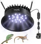LED UVB осветление за терариум Hygger Zoo с таймер (UVA/UVB/Night mode), снимка 1
