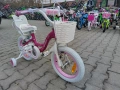 X Детски велосипед 14" FLOWER розов, снимка 1