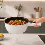 Мултифункционален електрически тиган 4L с капак, снимка 4