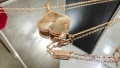 Van Cleef & Arpels VCA Rose Gold Magic Clear Long Vintage Alhambra Clover Дамско Колие, снимка 7