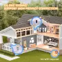 Чисто нов безжичен бебефон BOIFUN VB610 с камера, нощно виждане и ECO/VOX режим (Без Wi-Fi)  , снимка 8