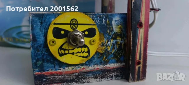Настолна лампа на тема Iron Maiden