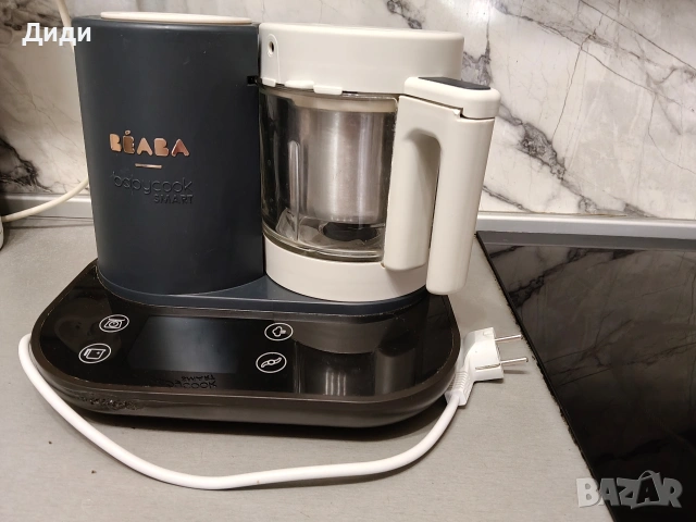 Кухненски робот за бебешка храна Beaba Babycook Smart, снимка 3 - Прибори, съдове, шишета и биберони - 54744710