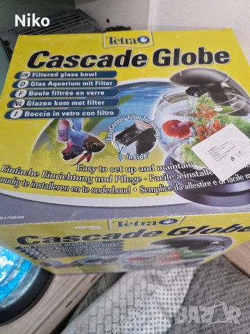 Аквариум Tetra Cascade Globe –  и осветление, снимка 7 - Аквариуми - 55038834