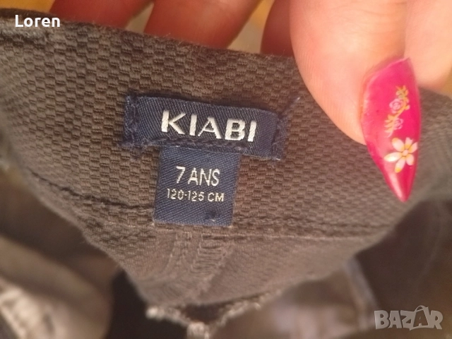 *Kiabi*Детски къси панталонки в графитено черно, снимка 8 - Детски панталони и дънки - 47148851