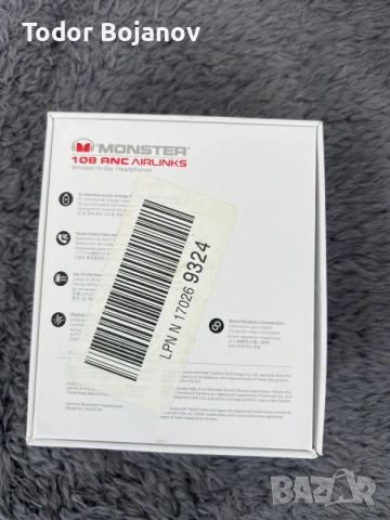 Безжичните слушалки Monster Clarity 108 , снимка 2 - Bluetooth слушалки - 55230973
