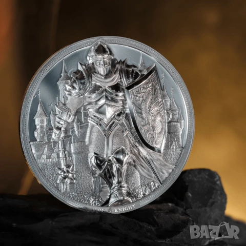 5 oz. 25 долара 2024 Острови Кук - Железния рицар - Изключително Рядка , снимка 10 - Нумизматика и бонистика - 54792332
