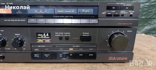 Technics SU-V40 + ST-G40.      Цена-165 , снимка 5 - Ресийвъри, усилватели, смесителни пултове - 55157041