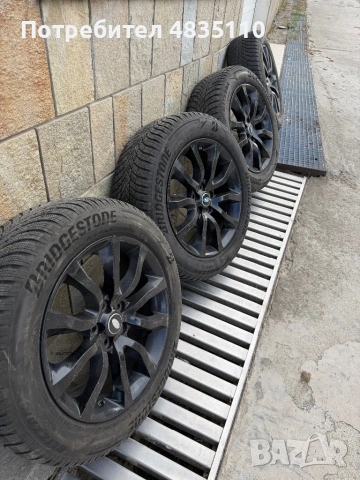 Зимни гуми BRIDGESTONE 255/55/20 с оригинални джанти за Range Rover , снимка 8 - Гуми и джанти - 54639996