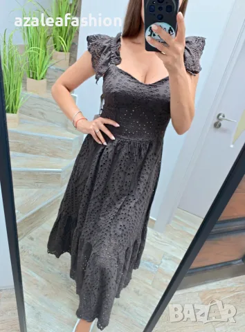 Лятна дантелена рокля, снимка 3 - Рокли - 55507434